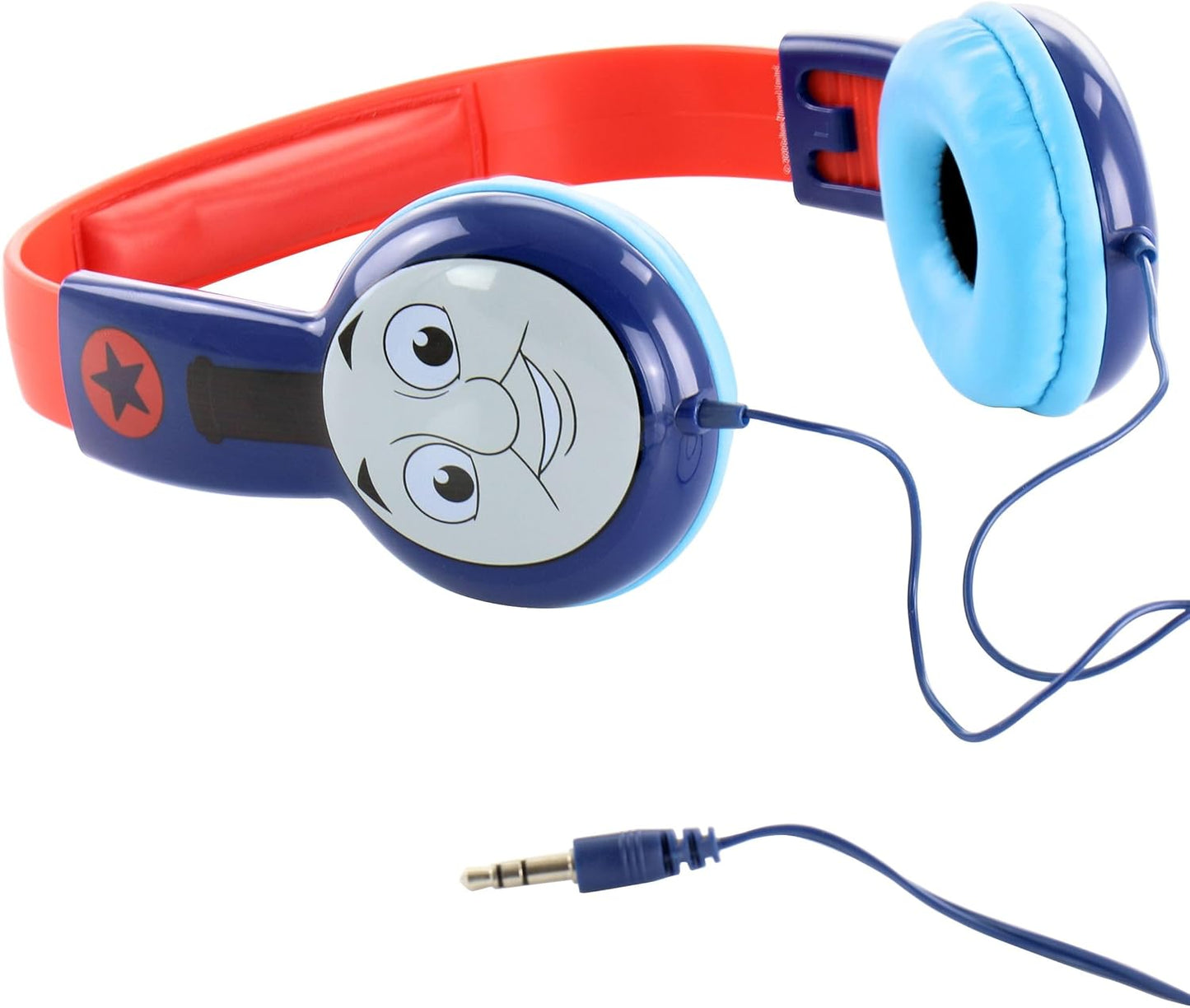 Thomas and Friends Kids Safe over the Ear Headphones HP2-03085 | Kids Headphones, Volume Limiter for Developing Ears, 3.5MM Stereo Jack, Recommended for Ages 3-9, by Thomas and Friends - Blue